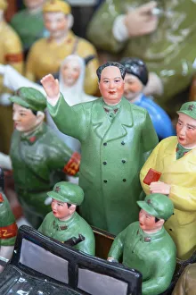Chairman Mao model souvenir at Cat Street anitques market, Sheung Wan, Hong Kong Island Chairman Mao model souvenir at Cat Street anitques market, Sheung Wan, Hong Kong Island