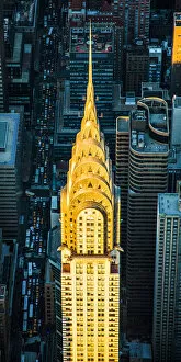 Chrysler Building & Lexington Avenue, Manhattan, New York City, New York, USA