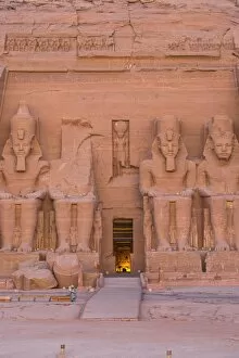 Nubia Collection: Egypt, Abu Simbel, The Great Temple, known as Temple of Ramses II
