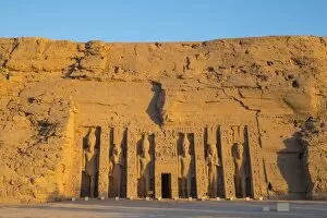 Nubia Collection: Egypt, Abu Simbel, The small temple -known as Temple of Hathor - dedicated to Nefertari