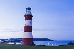 Lighthouse Collection: England, Devon, Plymouth, Plymouth Hoe, Smeatons Tower aka Eddystone Lighthouse
