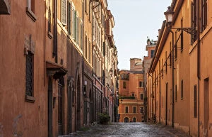 europe, Italy, Rome. A street in Rome, the Via dei Fienili, near to the Forum Romanum