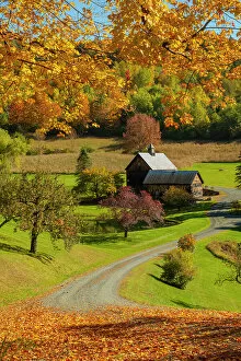Farmstead Collection: Farmstead near Woodstock, Vermont, USA