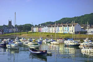 Georgian Collection: The Harbour at Aberaeron, Cardigan Bay, Wales, United Kingdom, Europe