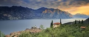 Lake Garda Collection: Italy. Veneto. Verona district. Lake Garda. Malcesine