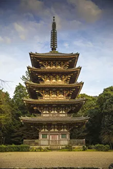 Pagoda Collection: Japan, Kyoto, Daigoji Temple, Goju-no-to pagoda