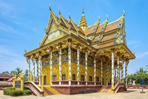 Pagoda Collection: Kan Doeng Pagoda (Wat Kan Doeng), Battambang, Cambodia