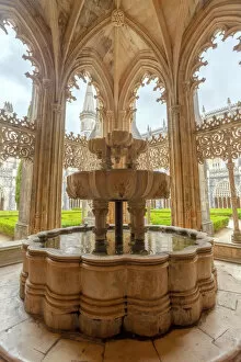 The Lavabo in the Royal Cloister (Claustro Real) of the Batalha Monastery