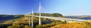 Bridge Collection: Millau Viaduct over the Tarn River Valley, Millau, France
