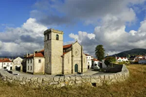 The Mother Church of Caminha (Nossa Senhora da Assuncao church) in manueline style