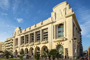 Bas Relief Collection: Palais de la Mediterranee Casino and Hotel, Promenade des Anglais, Baie des Anges, Nice
