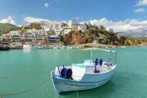 Aegean Sea Collection: Port of Agia Galini, South Coast, Crete, Greece