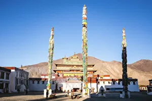 Pagoda Collection: Samye monastery, Tibet, China