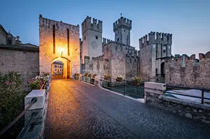 Sirmione Collection: Sirmione historic village and castle, Brescia province, Lombardy, Italy