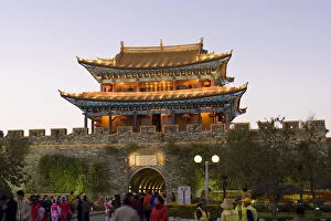 Pagoda Collection: South Gate (Nan Men), Dali Old Town, Yunnan Province, China