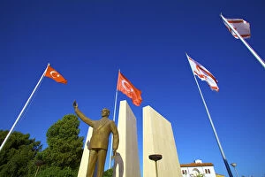 Statue of Mustafa Kemal Ataturk, Guzelyurt, North Cyprus