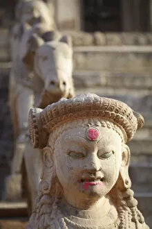 Durbar Square Gallery: Statues of Siddhi Lakshmi Temple, Durbar Square, Bhaktapur (UNESCO World Heritage Site)