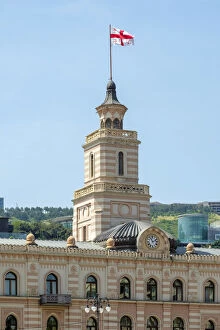Tbilisi Town Hall on Freedom Square, Tbilisi (Tiflis), Georgia