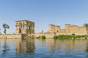 Nubia Collection: Temple of Philae on an island in Lake Nasser, Nile River, Aswan, Egypt, Africa