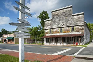 USA, Florida, White Springs, Restored Adams Country Store And Museum, White Springs