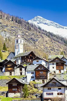 Tourist Attractions Gallery: Village of Bosco Gurin, Vallemaggia, Canton of Ticino, Switzerland, Europe