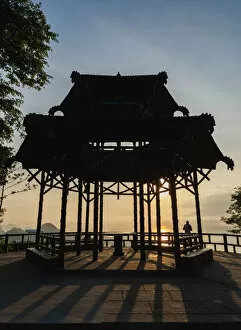 Pagoda Collection: Vista Chinesa, Chinese Belvedere, Tijuca Forest National Park, Rio de Janeiro, Brazil
