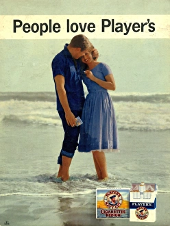 Fashion Gallery: People love Player s: Paddle in Sea, 1961