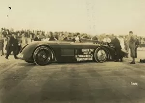 Record Breakers Collection: Sir Henry Segrave in Sunbeam 1000 hp at Daytona 1927