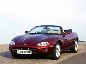 Seafront Gallery: Jaguar XK8 (convertible), 1998, Red, dark