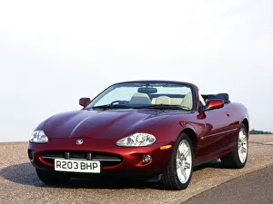Seafront Gallery: Jaguar XK8 (convertible), 1998, Red, dark