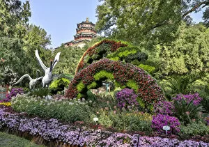 Pagoda Gallery: Asia, China, Beijing, Summer Palace of Empress Cixi
