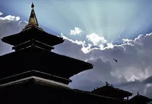 Patan Gallery: Asia, Nepal, Patan. The temples at Durbar Square in Patan, Kathmandu Valley, a World Heritage Site