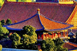 Pagoda Gallery: Blue Pavilion, Forbidden City, Gugong, Beijing, China