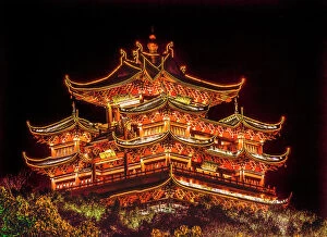 Pagoda Collection: Chenghuang Pavilion, Hangzhou, Zhejiang, China
