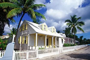 Stair Gallery: Colorful loyalist homes from the 1900s, Dunmore Town, Harbour Island, Bahamas