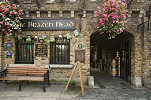 Entertainment Gallery: Europe, Ireland, Dublin. Exterior of Brazen Head pub, established in 1198 AD. Credit as