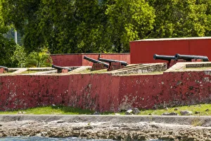 Us Virgin Islands Gallery: Fort Frederik Museum Historic Site, downtown Frederiksted, St. Croix, US Virgin Islands