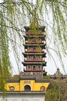 Pagoda Gallery: Haogu Pagoda Temple on the South Lake, Jiaxing, Zhejiang Province, China