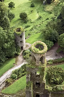 High angle view of towers, Blarney Castle, County Cork, Ireland
