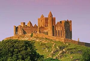 Castle Gallery: Ireland, County Tipperary. View of the Rock of Cashel, a medieval fortress
