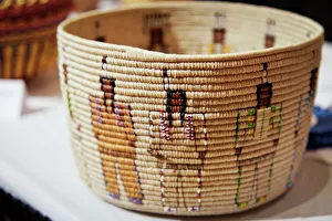 Design Gallery: SSanta Fe, New Mexico, United States. Indian Market, Native American basket