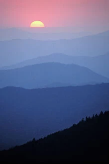 Sun Rise Gallery: Sunrise, Southern Appalachian Mountains, Great Smoky Mountains National Park, North