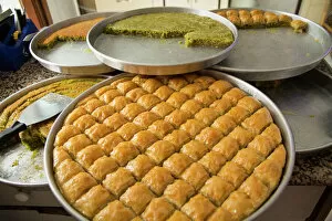 Dessert Collection: Turkey, Gaziantep. Turkeys most iconic dessert, baklava is of paper-thin layers