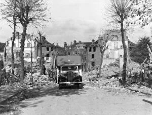 Fire Collection: Blitz in London -- ambulance at Ladywell, Lewisham, WW2
