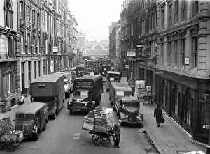 Fire Collection: Traffic congestion, Covent Garden, London WC2