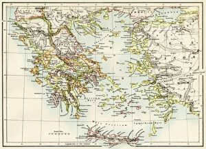 Aegean Sea Collection: Ancient Greece and its colonies around the Aegean