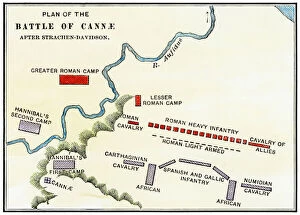 Illustration Gallery: Battle of Cannae plan, 216 BC