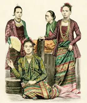 Fashion Gallery: Burmese womens native attire