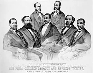 Reconstruction Gallery: BLACK SENATORS, 1872. The First Colored Senators and Representatives in the 41st
