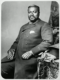 Seated Gallery: CETSHWAYO (1826-1884). Last Zulu King